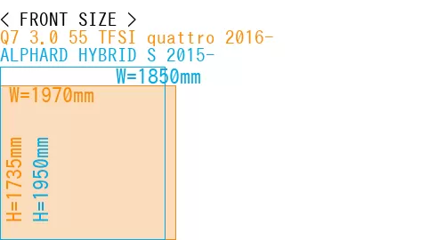 #Q7 3.0 55 TFSI quattro 2016- + ALPHARD HYBRID S 2015-